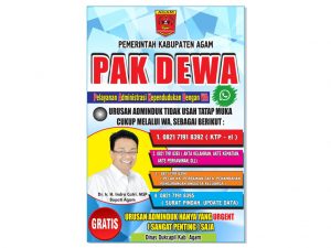 Agam Siaga Covid-19, Disdukcapil Luncurkan Pak Dewa