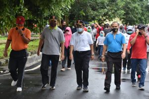 Jalan Santai HUT ke-27 Kepindahan Ibu Kota- Bupati Agam: Boleh Lepas Rindu, Prokes Tetap Prioritas