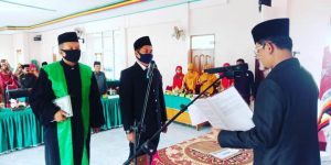 Camat Lubuk Basung Lantik Pejabat Wali Nagari Persiapan Parit Panjang