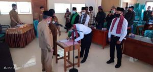 Camat Banuhampu Hadiri Pelantikan Tiga Wali Jorong di Kubang Putiah