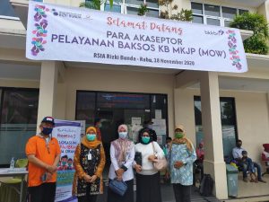 Pjs Bupati Agam Kunjungi Baksos Pelayanan KB MKJP MOW di RSIA Rizki Bunda