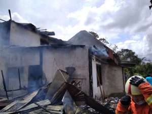 Rumah Warga Jorong Baso Terbakar