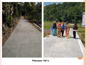 Dua Paket Jalan Padat Karya di Agam Tuntas