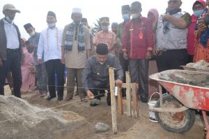 Bupati Agam Letakkan Batu Pertama Pembangunan Asrama Puteri Pondok Tahfiz Taajul Huffazh