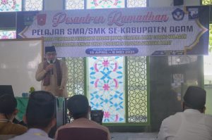 Bupati Agam Buka Pesantren Ramadan 1442 H Tingkat SMA/SMK
