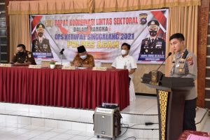 Polres Agam Bentuk 10 Unit Pos Operasi Ketupat Singgalang 2021