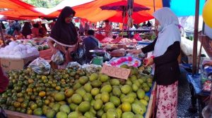 Kuini Banjiri Pasar Lubuk Basung
