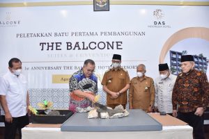 Bupati Agam Hadiri Peletakan Batu Pertama Pembangunan The Balcone Suites and Convention