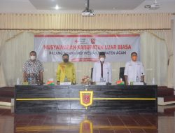 Bupati Agam Hadiri Muskablub PMI