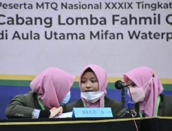 Tampil di Sesi 3 Babak Penyisihan Fahmil Qur’an Putri, Qoriah Agam Peroleh Poin Tertinggi