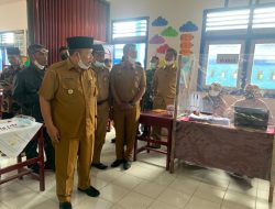Bupati Agam Monitoring Pilwana e-Votting Dua Nagari di Kecamatan Canduang.
