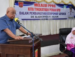 Bupati Agam Buka Pelatihan PPRG