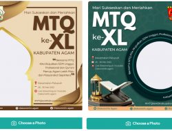 Dukung MTQ Kabupaten Agam ke-40, Berikut Link Twibbon Resmi