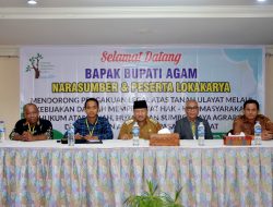 Bupati Agam, Niniak Mamak Menjadi Ujung Tombak Dalam Penyelesaian Persoalan Tanah Ulayat