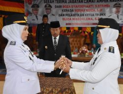 Hadiri Sertijab Camat Ampek Nagari, Ini Pesan Bupati Agam