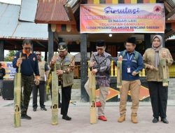 Pimpin Apel Simulasi Letusan Gunung Marapi, Bupati Agam : Siaga Dini Kurangi Risiko Bencana