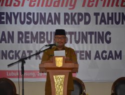 Musrenbang RKPD 2024 Agam, 6 Hal ini Jadi Sorotan Kepala Daerah