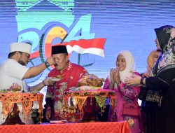 Hadiri Puncak Peringatan Hari Jadi Kota Bengkulu ke-304, Bupati Agam Disambut Spesial