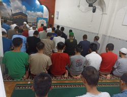 Warga Binaan Rutan Maninjau Ikuti Pembinaan Rohani Selama Ramadan