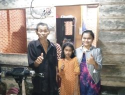Realisasi Janji Bupati, Rumah Maswendi “Terang Benderang”