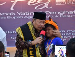 Momen Haru Yatim Fest, Tangis Bupati Agam Pecah