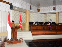 Bupati Agam Sampaikan Nota Pengantar Ranperda Pertanggungjawaban APBD 2022