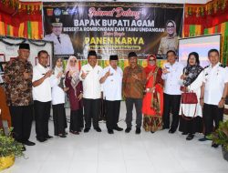 Bupati Agam Hadiri Panen Karya SMPN 1 Banuhampu