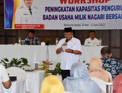 Bupati Agam Buka Workshop Peningkatan Kapasitas Pengurus BUMNag