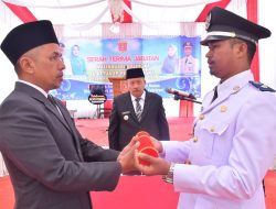 Hadiri Sertijab Walnag Balingka, Bupati Berpesan Majukan Nagari