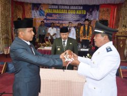 Bupati Andri Warman Hadiri Sertijab Wali Nagari Duo Koto