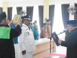 Bupati Agam Lantik PAW Walinagari, H. Andri Warman : Maninjau Harus Lebih Maju