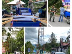Satpol PP Agam Copot APK Caleg yang Langgar Aturan