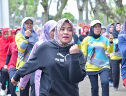 Tingkatkan Mutu Kaderisasi, PKK Agam Gelar Senam Sehat