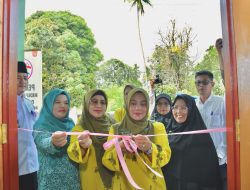 Gedung Posyandu Rambutan Diresmikan, Ny. Yeni : Layani Seluruh Warga