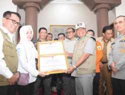 Terima DSP dari BNPB, Sekda Agam Upayakan Normalisasi