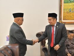 Jelang Upacara Peringatan Hari Otonomi Daerah dan Pendidikan Nasional Sekda Agam Jamu Forkopimda