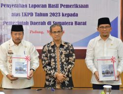 Pemkab Agam Raih Opini WTP yang ke 10 Kalinya Atas LHP LKPD 2023