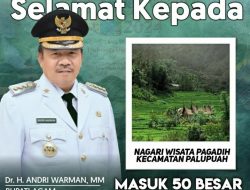 Pagadih Nominasi 50 Besar ADWI 2024, Menparekraf RI Bakal Tinjau Lapangan