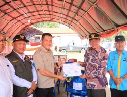 Korban Bencana Banjir Lahar Dingin di Agam Terima Bantuan dari Baznas Padang