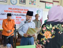 Kepala SDIT Haji Djalaluddin Diganti, Bupati Agam : Peningkatan Mutu Tantangan Bagi Lembaga Pendidikan