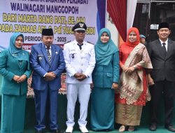 Zahmas Ari Resmi Jabat PAW Wali Nagari Manggopoh