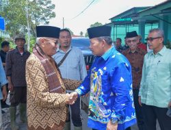 Bupati Agam Hadiri Syukuran Pengaspalan Jalan Tangah Sawah di Nagari Panampuang