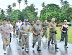 Pjs Bupati latih 20 Anggota Satpol PP Gelar Joging dan Teori Dasar Beladiri