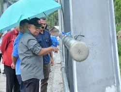 Sekab. Agam Tinjau Pembangunan Proyek Strategis Jembatan