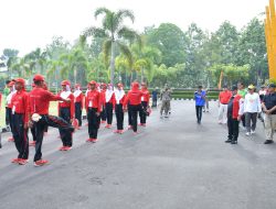 Usai Gerak Jalan Santai, Bupati Agam Sapa Pasukan Paskibraka