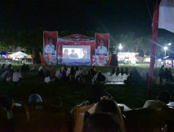 Ratusan Warga Lubuk Basung Padati GOR Rang Agam Nonton Bareng Film “Kang Mak”