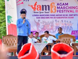 Bupati Buka Lomba Agam Marching Festival III, Fauzi : Bentuk Karakter Generasi Muda