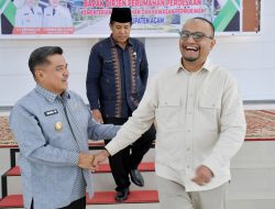 Bupati Agam Temu Ramah Dengan Dirjen Perumahan Usai Kunjungi Huntap Korban Banjir Lahar Dingin