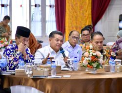 Hadiri Rapat Koordinasi Program MBG, Bupati Beni Warlis : Dukung Kualitas SDM Masa Depan
