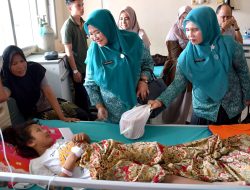 Lima Orang Masih Dirawat, Ketua TP PKK Agam Tinjau Kondisi Pasien Keracunan MBG